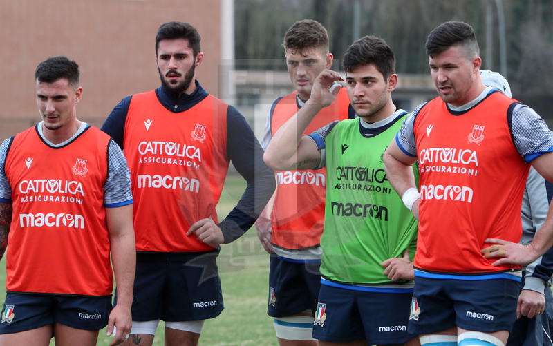 Guinness Sei Nazioni 2021, Roma, Centro Coni Giulio Onesti 29/01/2021, raduno della Nazionale maggiore, allenamento in campo, Foto Daniele Resini/Fotosportit.