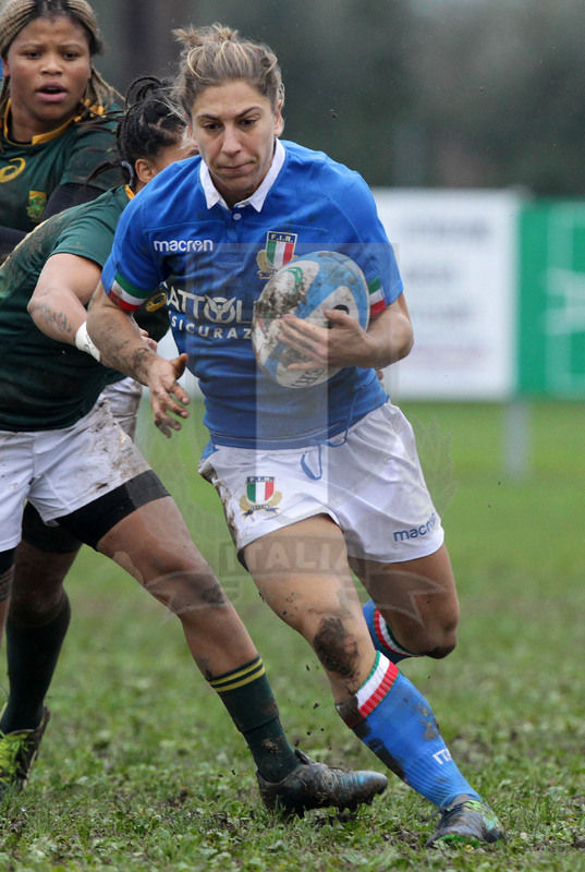 Cattolica Test Match Donne, Prato, stadio Chersoni 25/11/2018, Italia Donne v Sudafrica Donne, Sofia Stefan. Foto Daniele Resini/Fotosportit