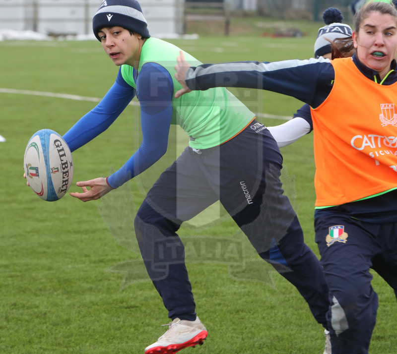 Guinness Sei Nazioni 2021, Parma, Cittadella del Rugby 09/01/2021, raduno Nazionale Donne, sessione di allenamento, Foto Daniele Resini/Fotosportit