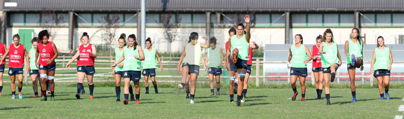 Raduno Nazionale Italiana Donne, Parma, Cittadella del Rugby 13/09/2020, atletica nel collettivo. Foto Daniele Resini/Fotosportit