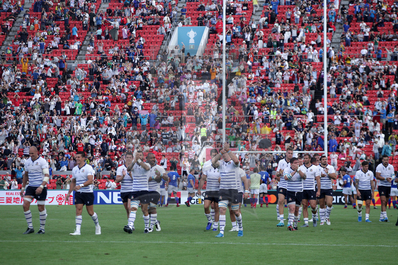 Rugby World Cup 2019 Giappone, Higashi Osaka Hanazono Rugby Stadium 22/09/2019, Italia v Namibia, il giro d\