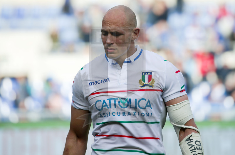 Guinness Sei Nazioni 2019, Round 5, Roma, stadio Olimpico 16/03/2019, Italia v Francia, Sergio Parisse. Foto Roberto Bregani/Fotosportit