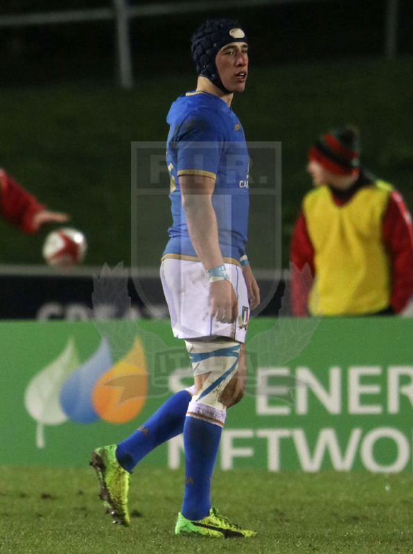 Michelangelo Biondelli Wales 7-18 Italy Wales u20 V Italy u20 Zip World Stadium Colwyn Bay 9/03/18 Images by Craig Colville Copyright: @ Huw Evans Picture Agency