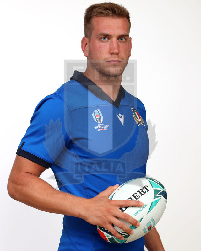 Rugby World Cup 2019, Pergine (Valsugana) 12/07/2019, raduno della Nazionale maggiore, profili individuali di atleti e staff, Federico Ruzza , Seconda/Terza Linea, Benetton Rugby, 12 cap.