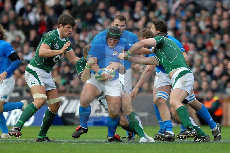 Rbs Sei Nazioni 2008, Dublino, Croke Park 02/02/2008, Irlanda v Italia, Foto Francesca Battilani