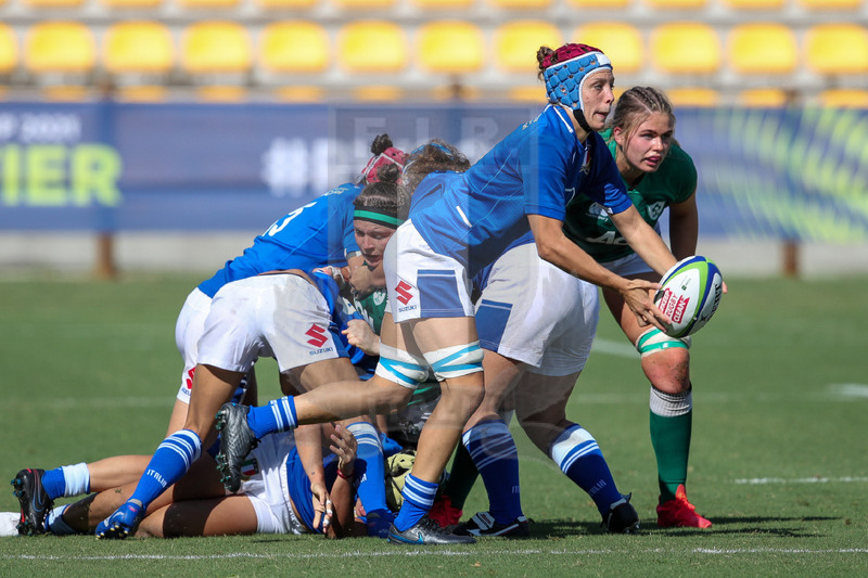 Rugby World Cup 2021 Women, Qualifier, Parma, stadio Lanfranchi 19/09/2021, Italia Donne v Scozia Donne, apertura di Elisa Giordano. Foto Roberto Bregani/Fotosportit