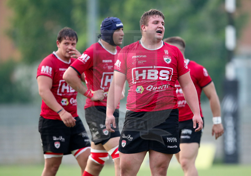 Rugby, Finale Serie A, Piacenza, Stadio Beltrametti, 9/06/2019, SITAV Lyons Piacenza v HSB Rugby Colorno. La delusione di Daniele Goegan. Foto Roberto Bregani/Fotosportit.