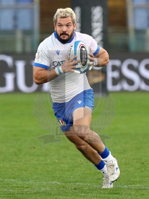 Guinness Sei Nazioni 2021, Round 1, Roma, stadio Olimpico 06/02/2021, Italia v Francia, Giglielmo Palazzani. Foto Daniele Resini/Fotosportit