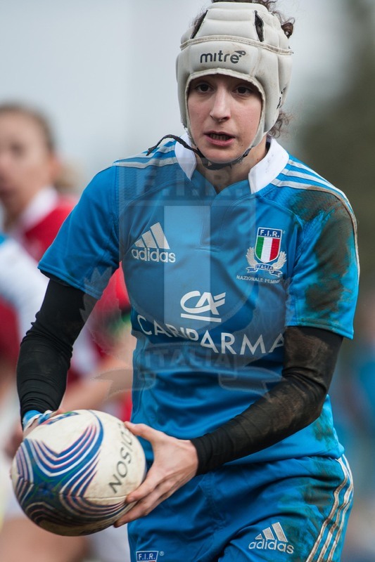 RBS 6 Nazioni Femminile 2013, Benevento, Campo Pace Vecchia, 24-02-2013, Italia v Galles. Michela Sillari.