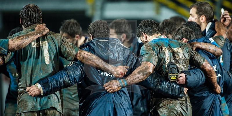 Gli azzurri a fine partita