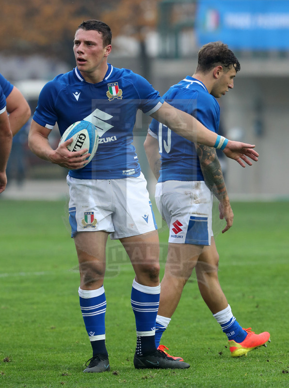 Autumn Nations Series 2021, Treviso, stadio di Monigo 13/11/2021, Italia v Argentina, Paolo Garbisi. Foto Daniele Resini/Fotosportit