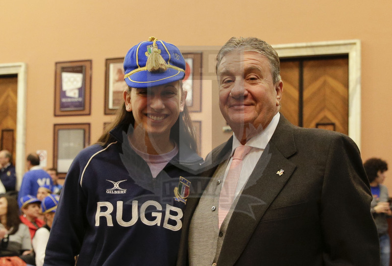 Cerimonia di consegna dei Cap alle atlete delle Nazionali femminili, Roma, salone d\