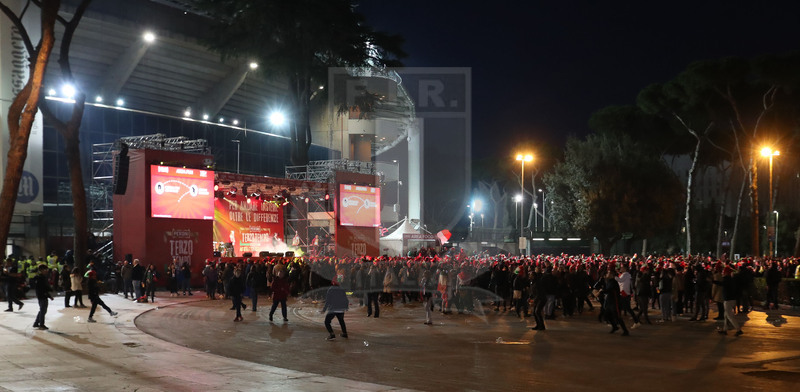 Guinness Sei Nazioni 2020, Round 3, Roma, Stadio Olimpico 22/02/2020, Italia v Scozia, "Terzo tempo" al Peroni village con gli Azzurri,