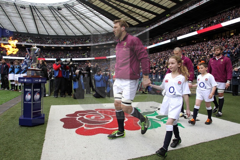Sei Nazioni 2013, Twickenham 10/03/2013, Inghilterra v Italia, Chris Robshaw guida l\