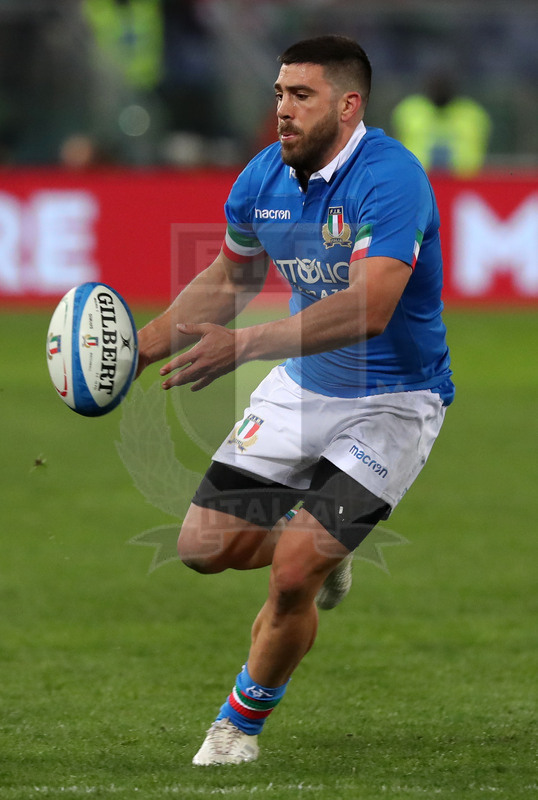 Guinness Sei Nazioni 2019, Round 2, Roma, Stadio Olimpico 09/02/2019, Italia v Galles, Edoardo Gori. Foto Daniele Resini/Fotosportit