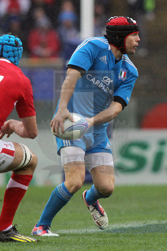 Sei Nazioni 2013, Roma, stadio Olimpico 23/02/2013, Italia v Galles, Chris Burton.