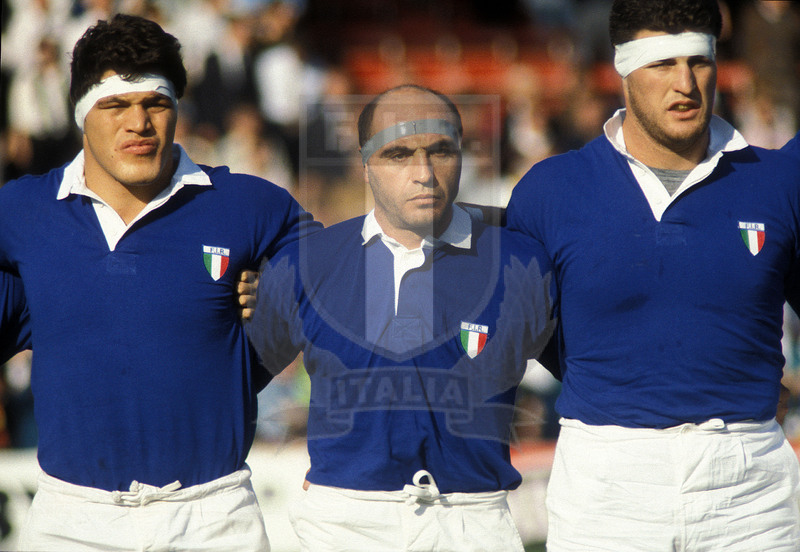 Rugby World Cup 1991, Pool 1, Leicester, Welfor Road 1310/1991, Italia v Nuova Zelanda, Azzurri all\