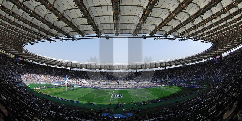 Sei Nazioni 2014, Londra, Roma, stadio Olimpico, 15-03-2014, Italia v Inghilterra, Vista dello stadio Olimpico - foto: Massimiliano Pratelli