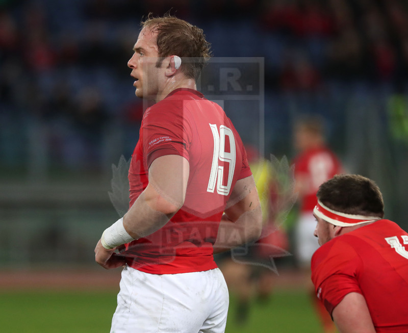 Guinness Sei Nazioni 2019, Round 2, Roma, Stadio Olimpico 09/02/2019, Italia v Galles, Alun Win Jones. Foto Daniele Resini/Fotosportit