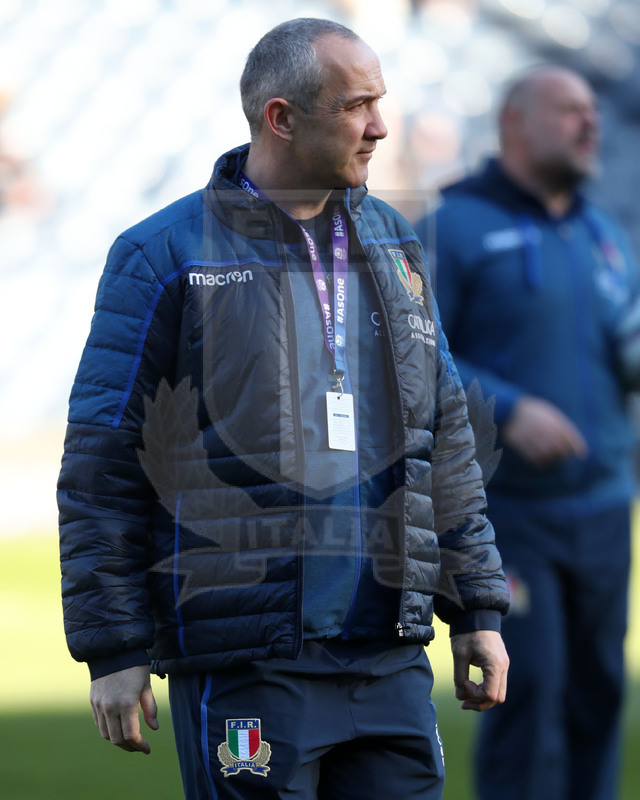 Guinness Sei Nazioni 2018, Round 1, Edimburgo, Murrayfield 02/02/2019, Scozia v Italia, warm up degli Azzurri, Conor O\