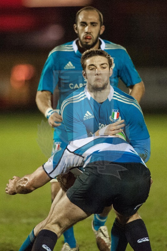 RBS 6 Nazioni 2013 Under 20, Galashiels, Netherdale 8-02-2013, Scozia U20 v Italia U20, Edoardo Padovani.