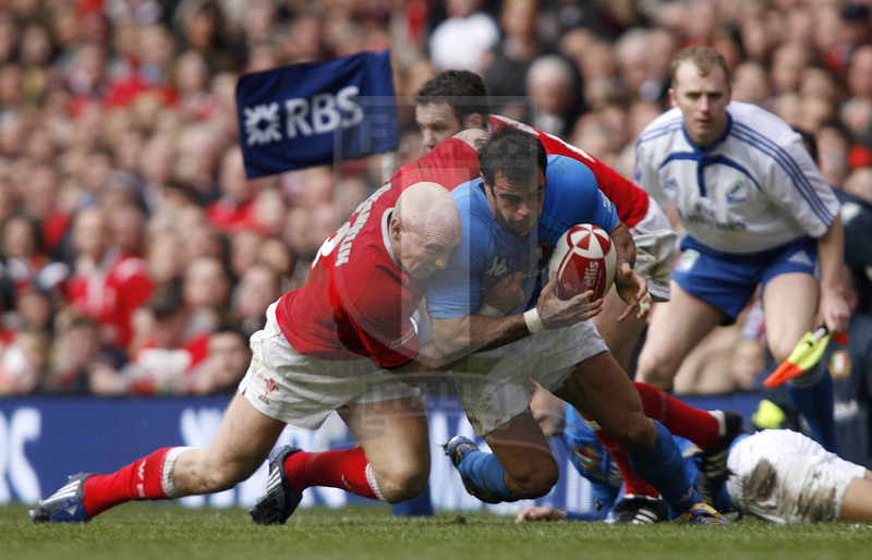 Rbs Sei Nazioni 2008, Cardiff, Millennium Stadium 23/02/2008, Galles v Italia, Foto Daniele Resini/Fotosportit