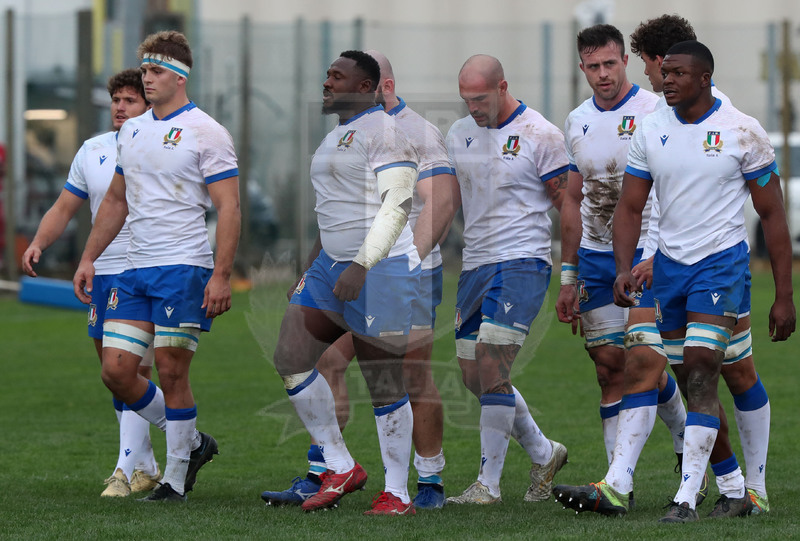 Nazionale A, Test Match 2021, Padova, stadio Plebiscito 14/11/2021, Italia A v Uruguay, gli avanti azzurri. Foto Daniele Resini/Fotosportit