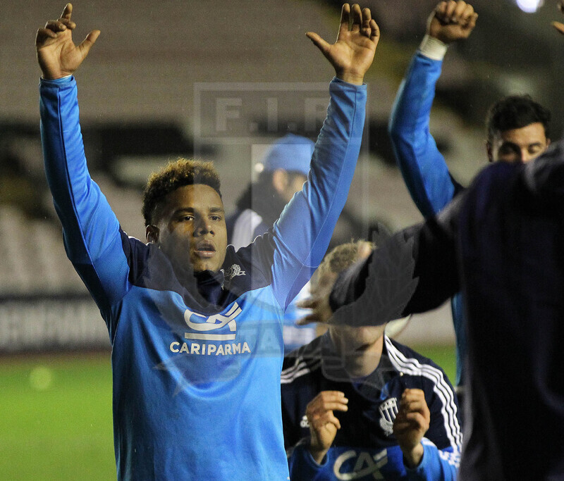 RBS Sei Nazioni 2017, Darlington, Northern Echo Arena 24/02/2017, Inghilterra U20 v Italia U20, il warm up prima del match, Charly trussardi.
