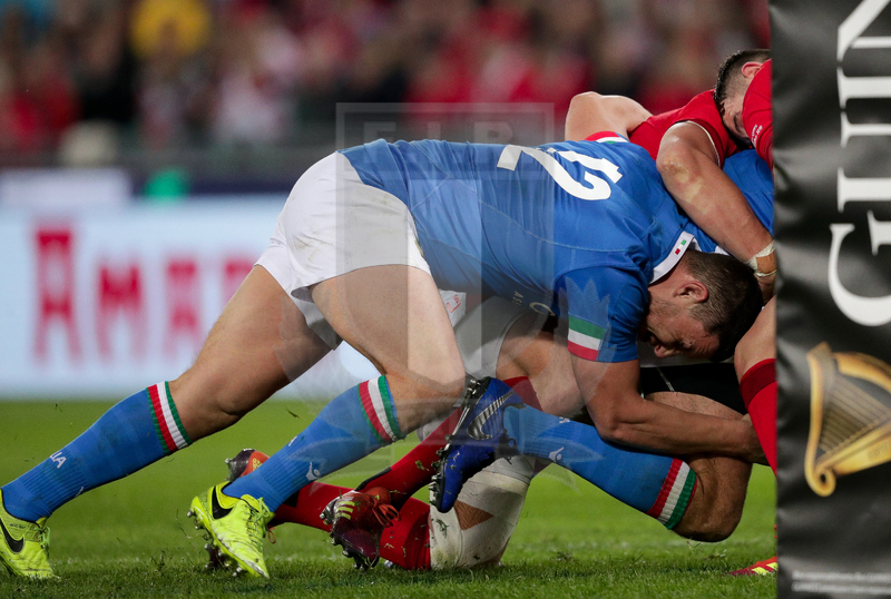 Guinness Sei Nazioni 2016, Round 2, Roma, Stadio Olimpico, 9/02/2019, Italia v Galles. Luca Morisi. Foto Roberto Bregani/Fotosportit