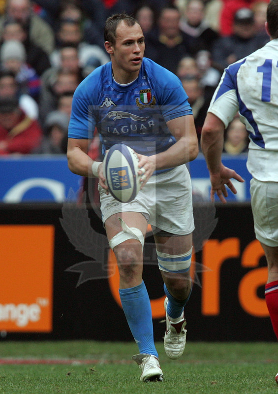 Sei Nazioni 2006, Parigi, Stade de France 25/02/2006, Francia v Italia, Sergio Parisse. Foto Daniele Resini/Fotosportit