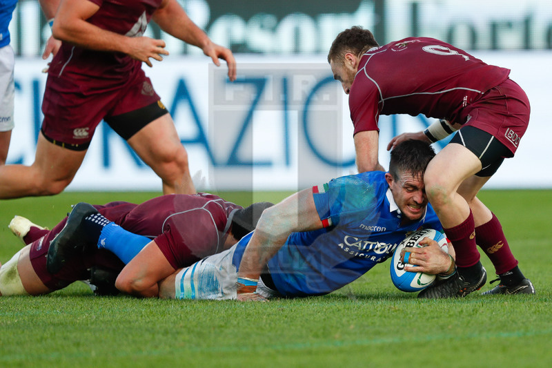 Cattolica Test Match 2018, Firenze, stadio Artemio Franchi 10/11/2018, Italia v Gorgia, Bram Steyn portato a terra. Foto Daniele Resini/Fotosportit