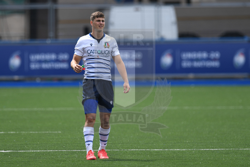 Guinness Sei Nazioni U20 2021, Cardiff, Arms Park 01/07/2021, Italia U20 v Scozia U20, Leonardo Marin.