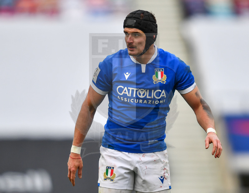 Guinness Sei Nazioni 2021, Round 2, Londra, Twickenham 13/02/2021, Inghilterra v Italia, Carlo Canna. Foto Graig Thomas/Fotosportit