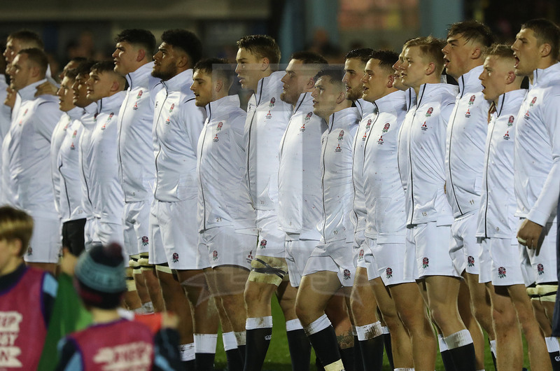 Guinness Sei Nazioni U20 2019, Round 4, Bedford, Goldington Road 08/03/2019, Inghilterra U20 v Italia U20, la squadra inglese all\