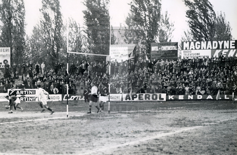 Coppa Europa Fira, Treviso, stadio Milani 19/04/1960, Italia v Francia,