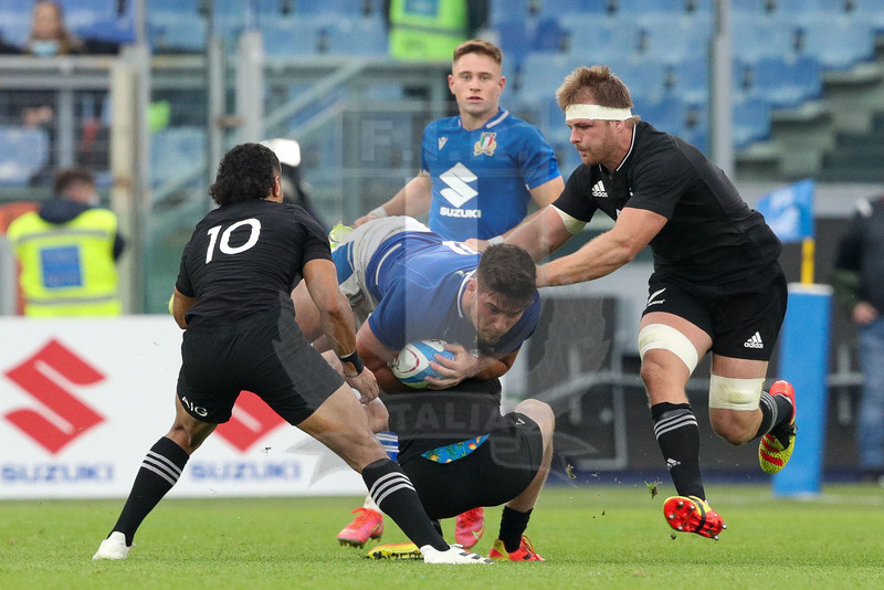 Autumn Nations Series 2021, Roma, Stadio Olimpico, 6-11-2021, Itallia vs Nuova Zelanda.  Foto: Roberto Bregani/Fotosportit