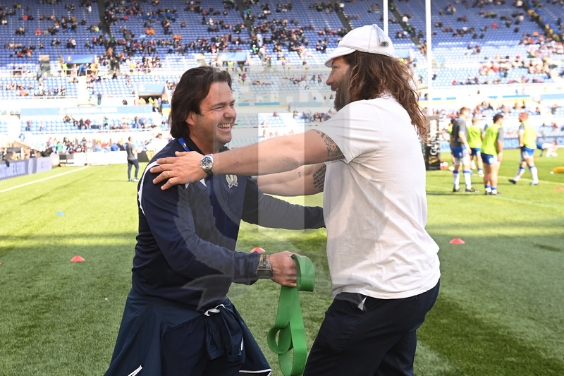 ROME, ITALY - MARCH 12: Centurion Martin Castrogiovanni during the Guinness Six Nations Rugby match between Italy and Scotland at Stadio Olimpico on March 12, 2022 in Rome, Italy. (Photo by Tullio Puglia - Federugby/Getty Images)
