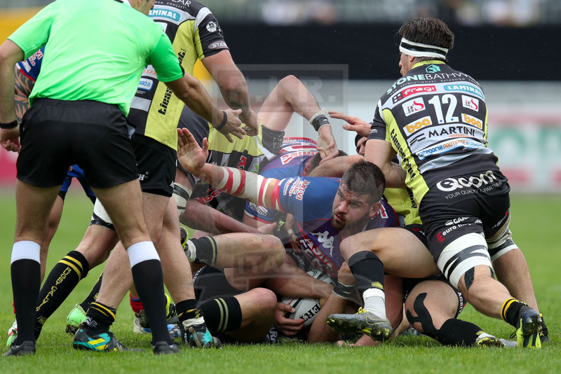 Campionato Top12 2018-2019, Finale, Calvisano (BS), Peroni Stadium, 18/05/2019, Rugby Calvisano v Rugby Rovigo. Matteo Ferro in ruck. Foto: Roberto Bregani/Fotosporti