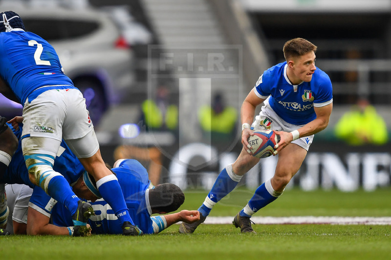 Guinness Sei Nazioni 2021, Round 2, Londra, Twickenham 13/02/2021, Inghilterra v Italia, Sthephen Varney. Foto Graig Thomas/Fotosportit