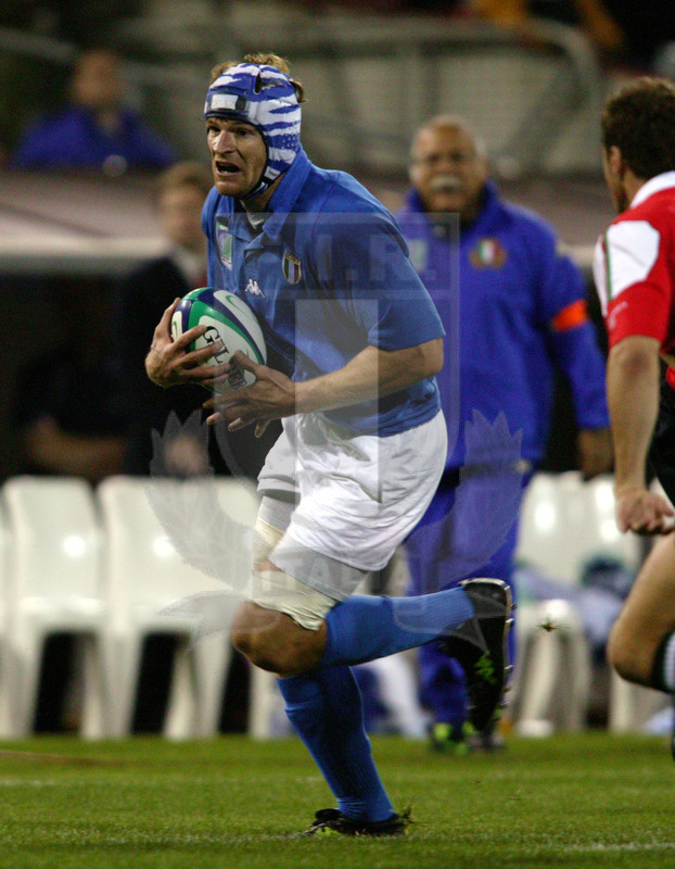 Rugby World Cup 2003, Pool D, Canberra, Canberra Stadium 21/10/2003, Galles v Italia, Carlo Checchinato. Foto Daniele Resini/Fotosportit