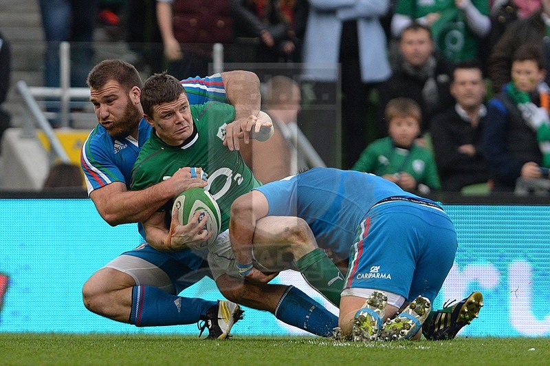 Sei Nazioni 2014, Dublino, Aviva Stadium, 08-03-2014, Irlanda v Italia, xxxx, foto: Massimiliano Pratelli