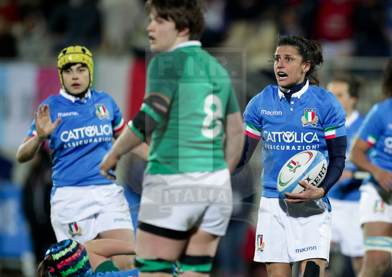 Guinness Sei Nazioni 2019 Donne, Round 3, Parma, Stadio Lanfranchi, 23/02/2019, Italia Donne v Irlanda Donne. Sara Barattin. Foto Roberto Bregani/Fotosportit