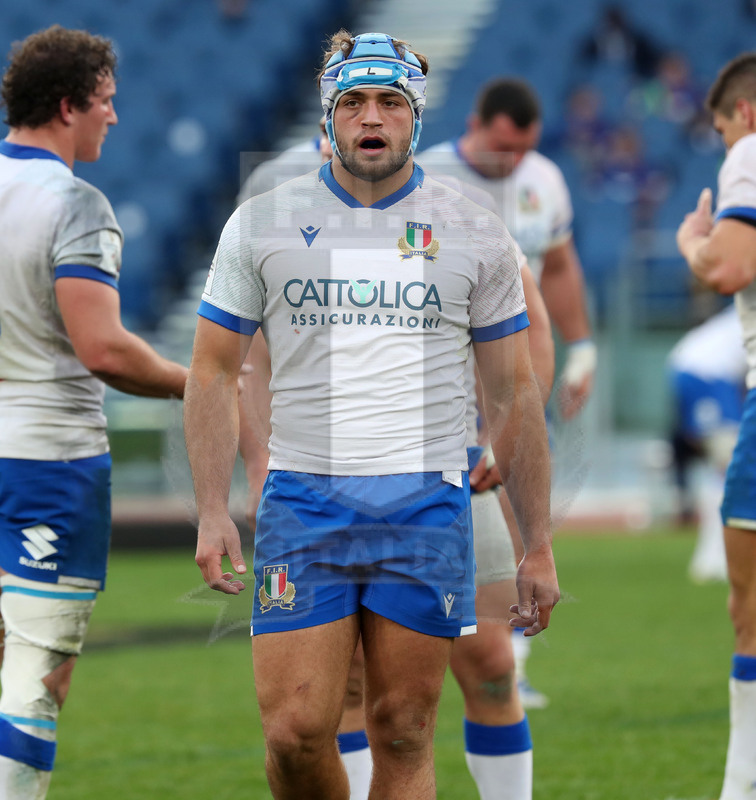 GuGuinness Sei Nazioni 2021, Round 1, Roma, stadio Olimpico 06/02/2021, Italia v Francia, Gianmarco Lucchesi. Foto Daniele Resini/Fotosportit