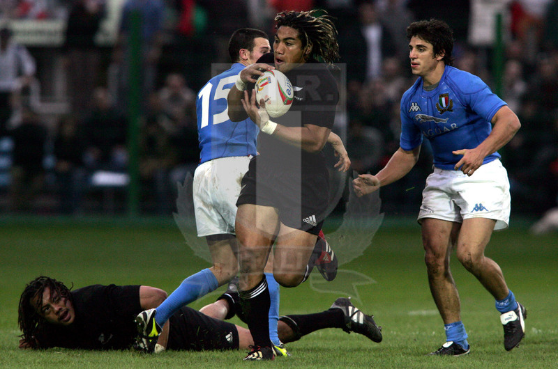 Jaguar Test match 2004, Roma, stadio Flaminio 13/11/2004, Italia v Nuova Zelanda, break di Ma\