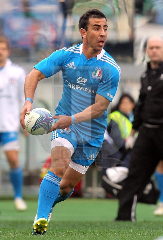 Sei Nazioni 2013, Roma, stadio Olimpico 16/03/2013, Italia v Irlanda, Luciano Orquera.