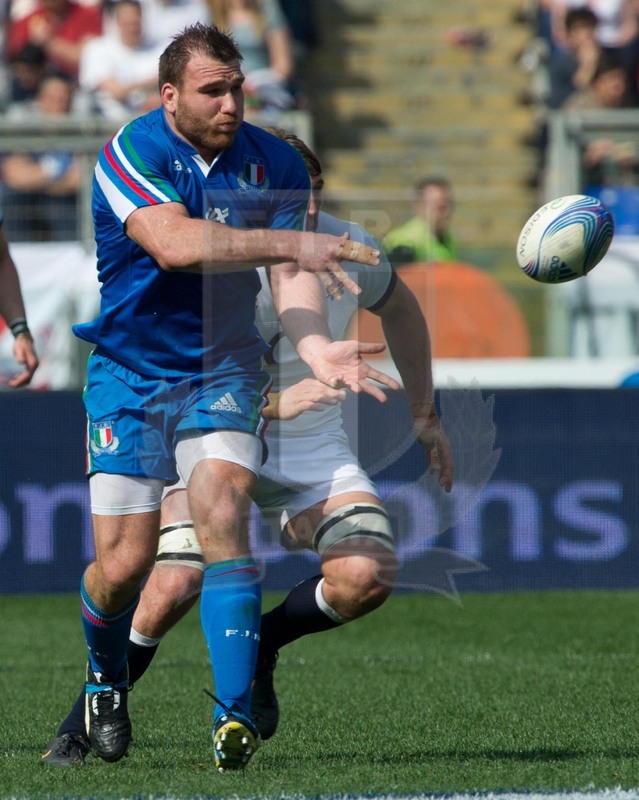 RBS Sei Nazioni,stadio Olimpico,Roma,15-03-2014,Italia-Inghilterra. Foto Elena Barbini. Lorenzo Cittadini al passaggio