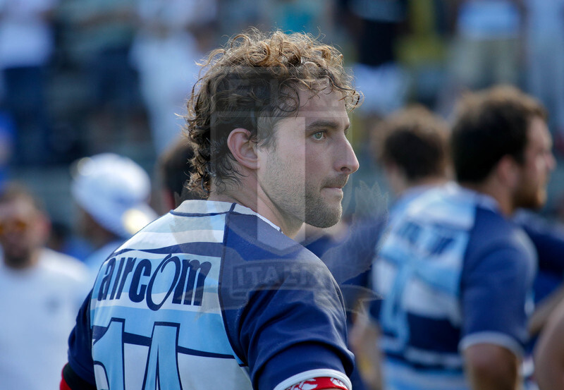 Rugby, Serie A 2015-2016, Finale, Viadana (MN), Stadio Zaffanella, 22-05-2016, Conad Reggio v Tossini Pro Recco. La delusione di Alberto Neri Foto: Roberto Bregani / Fotosportit