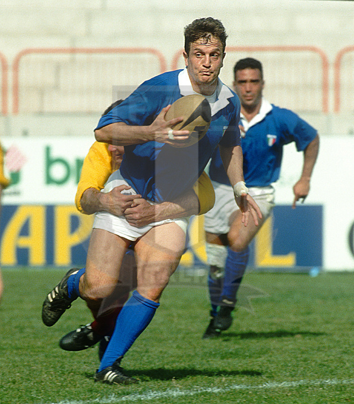 Coppa Europa Fira 1992, Rovigo, stadio Battaglini 18/04/1992, Italia v Romania,
