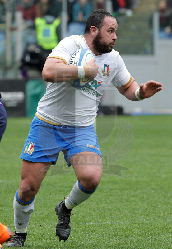 Natwest Sei Nazioni 2018, round 5, Roma stadio Olimpico 17/03/2018, Italia v Scozia, Simone Ferrari. Foto Daniele Resini/Fotosportit