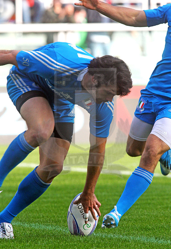 Cariparma test match 2013, Torino, stadio Olimpico, 9 novembre 2013, Italia v Australia, la meta di Luke McLean.